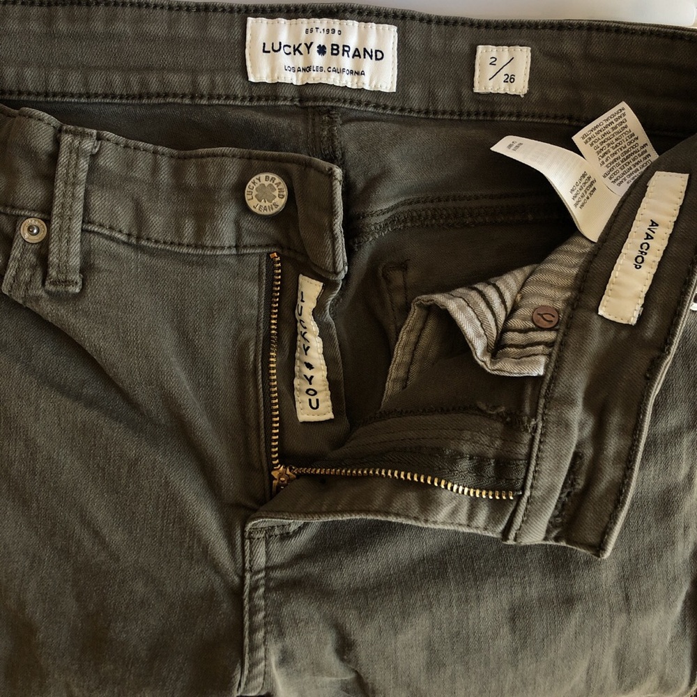 Lucky Brand Ava Crop jeans